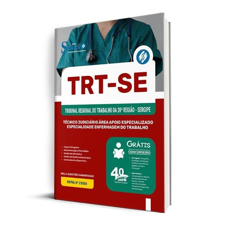Apostila Trt-se 2024 Técnico Judiciário Área Apoio