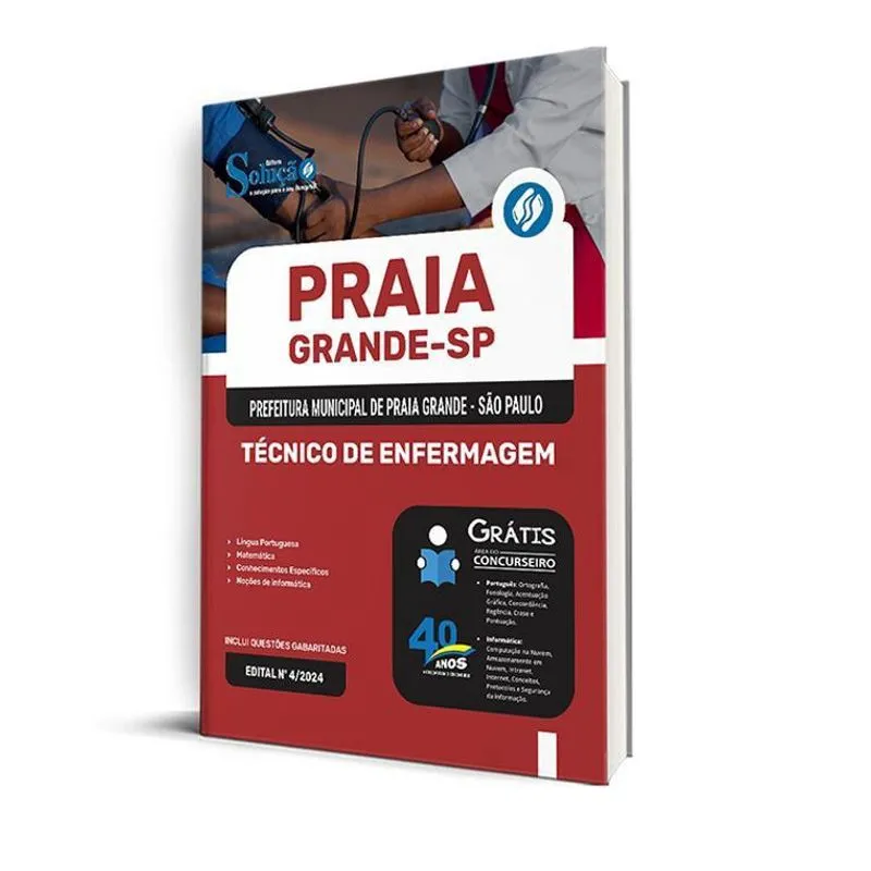 Apostila Prefeitura Praia Grande Sp 2024 Técnico Enfermagem