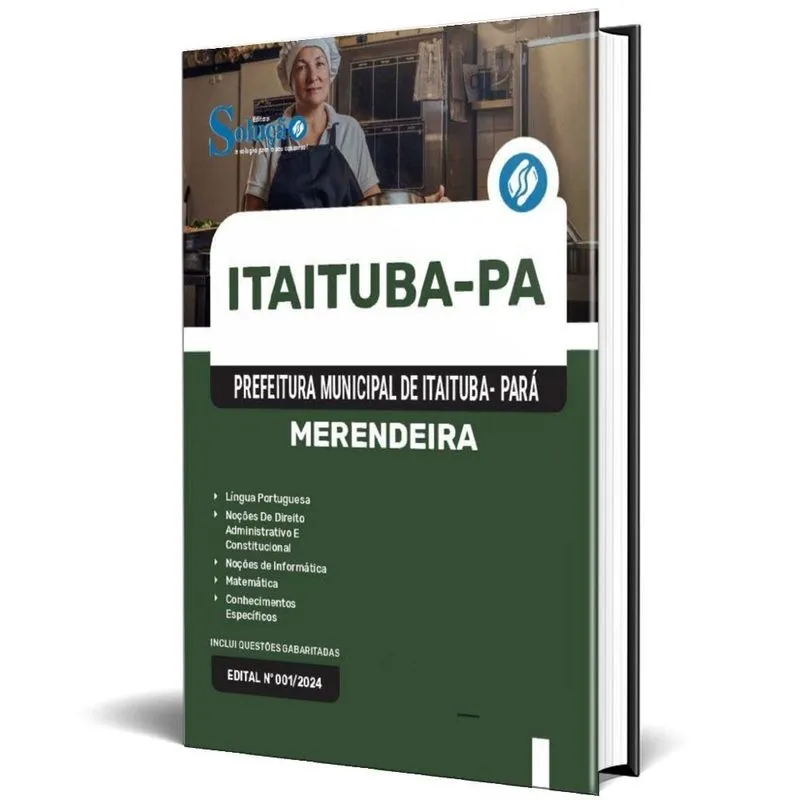 Apostila Prefeitura De Itaituba Pa 2024 - Merendeira