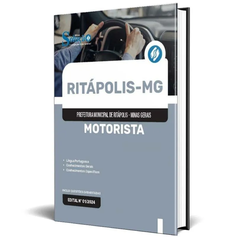 Apostila Prefeitura De Ritápolis Mg 2024 - Motorista
