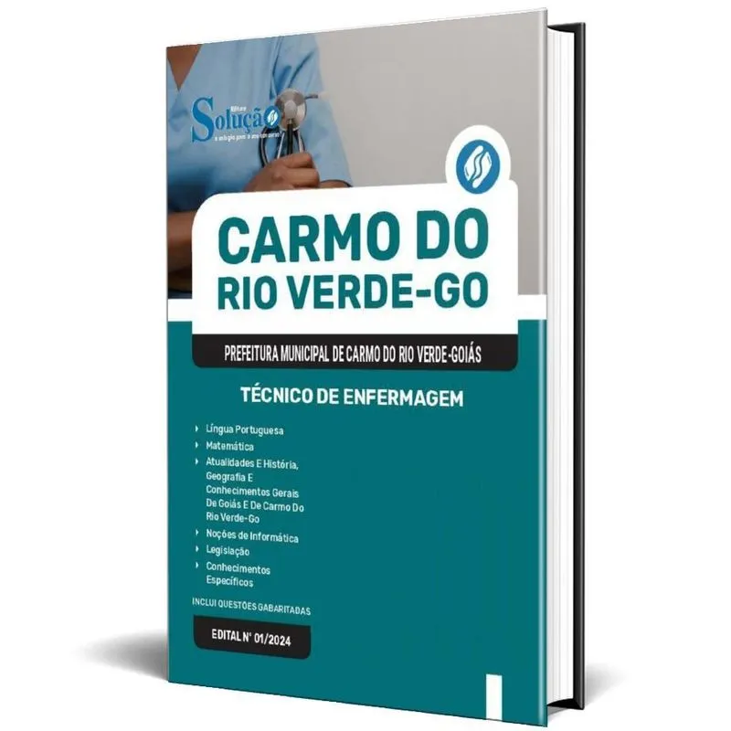 Apostila Prefeitura Carmo Do Rio Verde Go 2024 Técnico