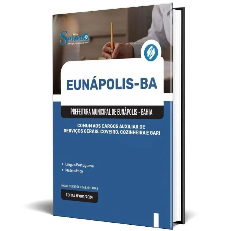 Apostila Prefeitura Eunápolis Ba 2024 Comum Aos Cargos: