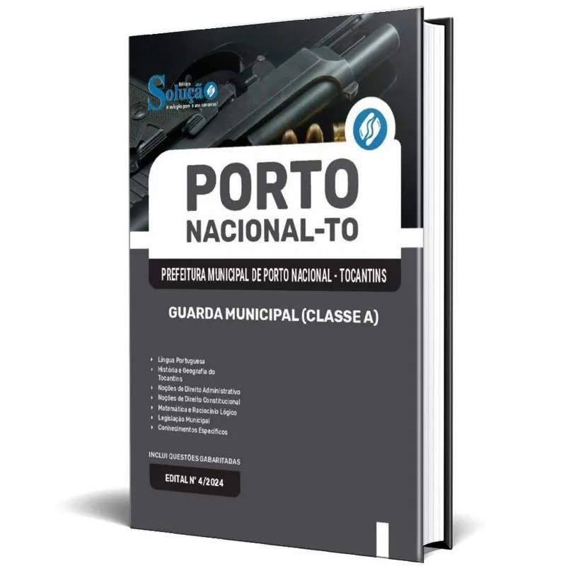 Apostila Prefeitura Porto Nacional To 2024 Guarda Municipal