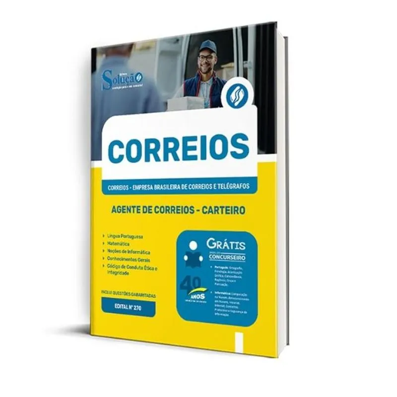 Apostila Correios 2024 - Agente De Correios - Carteiro