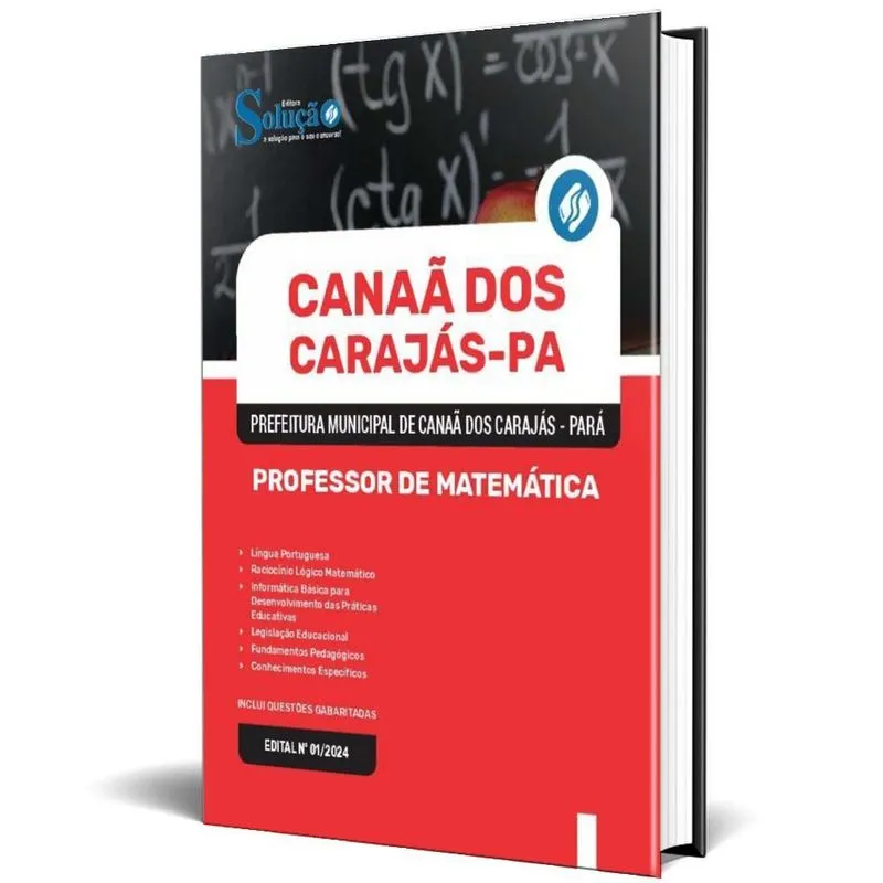 Apostila Prefeitura Canaã Dos Carajás Pa 2024 Professor