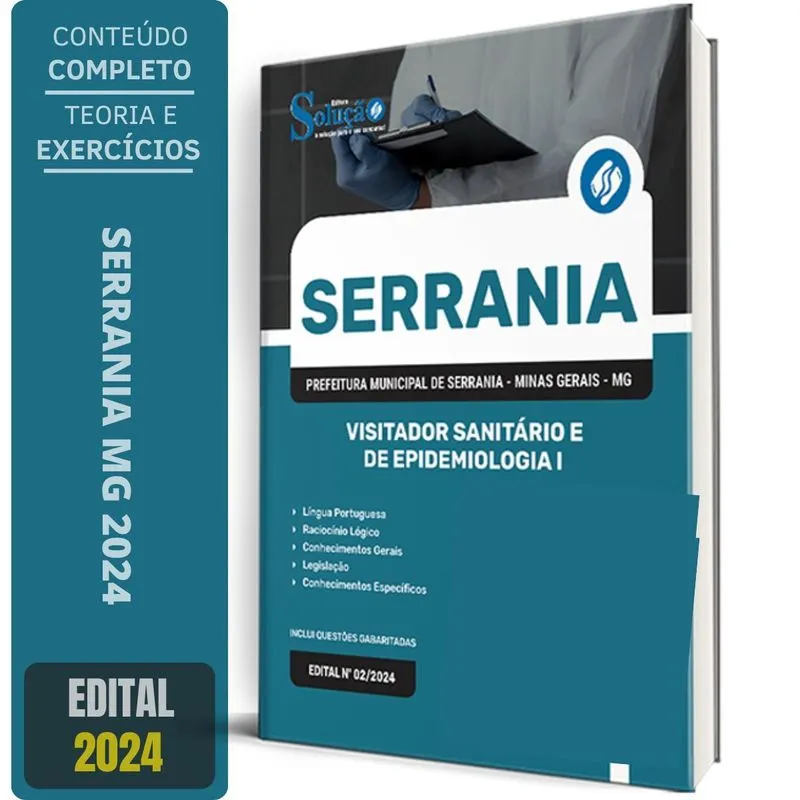 Apostila Prefeitura Serrania Mg 2024 Visitador Sanitário E
