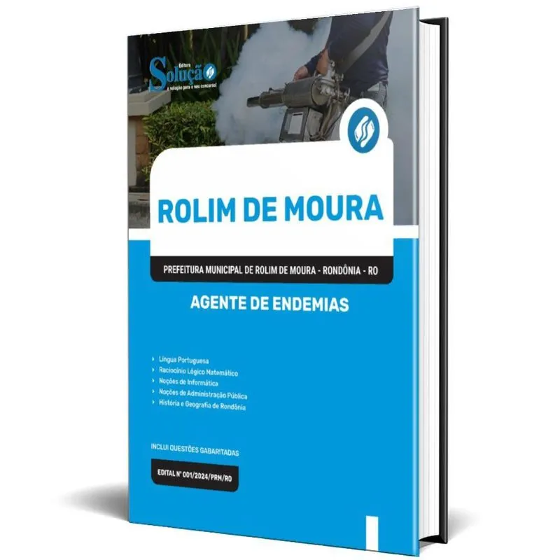 Apostila Prefeitura De Rolim Moura Ro 2024 - Agente Endemias