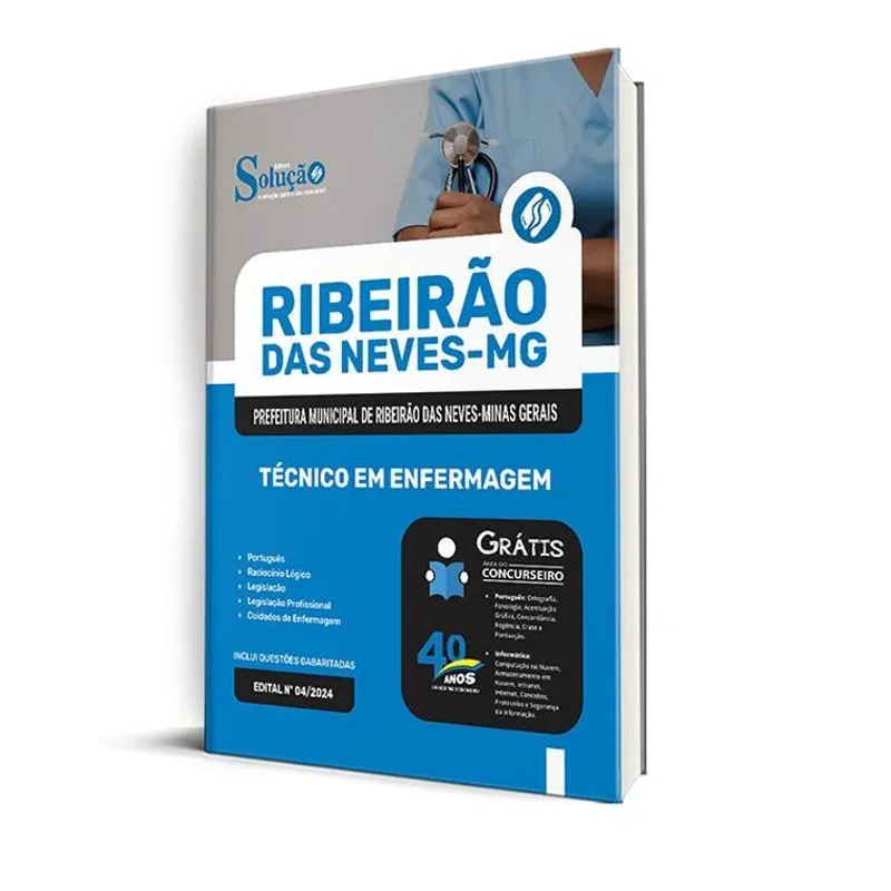 Apostila Prefeitura Ribeirão Das Neves Mg 2024 Técnico Em