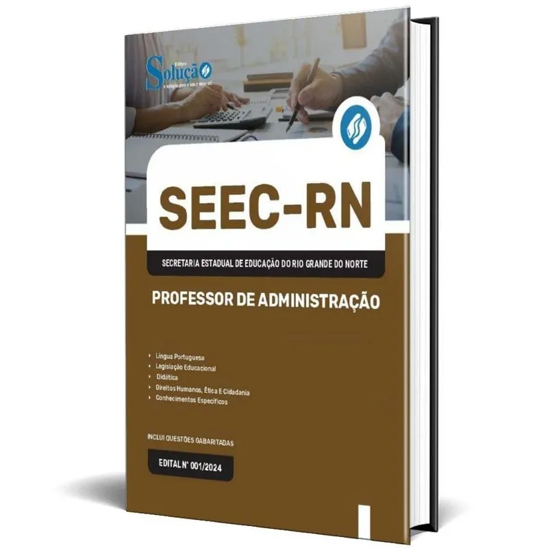 Apostila Seec Rn 2025 - Professor De Administração