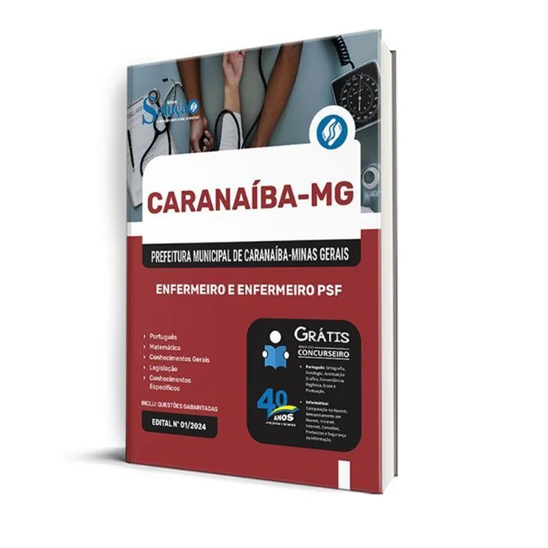 Apostila Prefeitura Caranaíba Mg 2025 Enfermeiro E