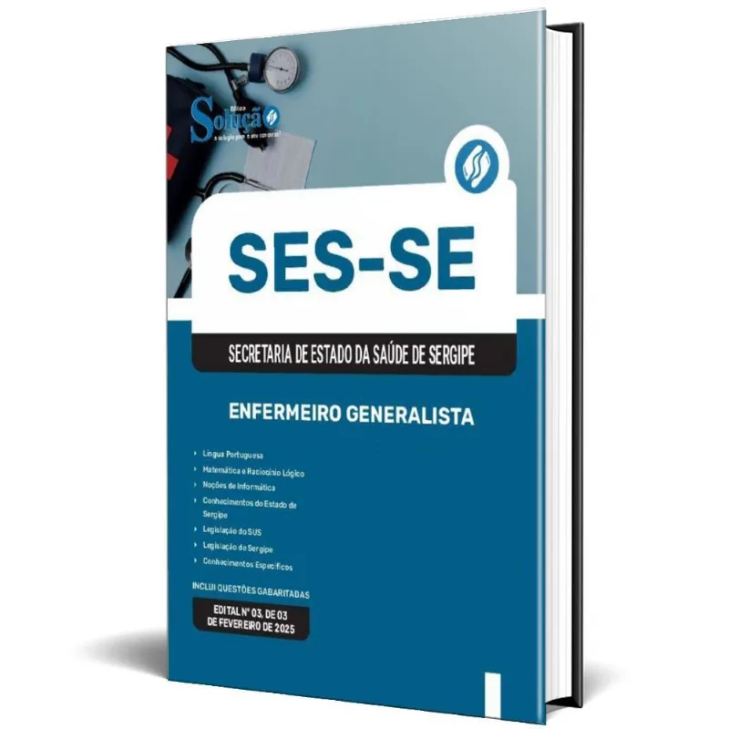 Apostila Ses Se 2025 - Enfermeiro Generalista