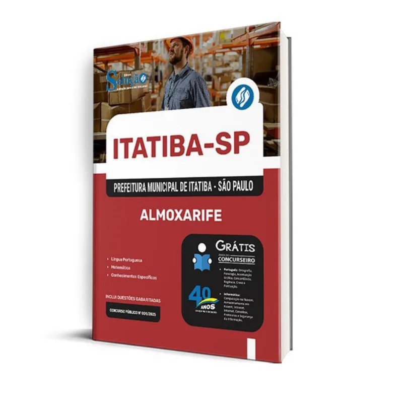 Apostila Prefeitura De Itatiba Sp 2025 - Almoxarife