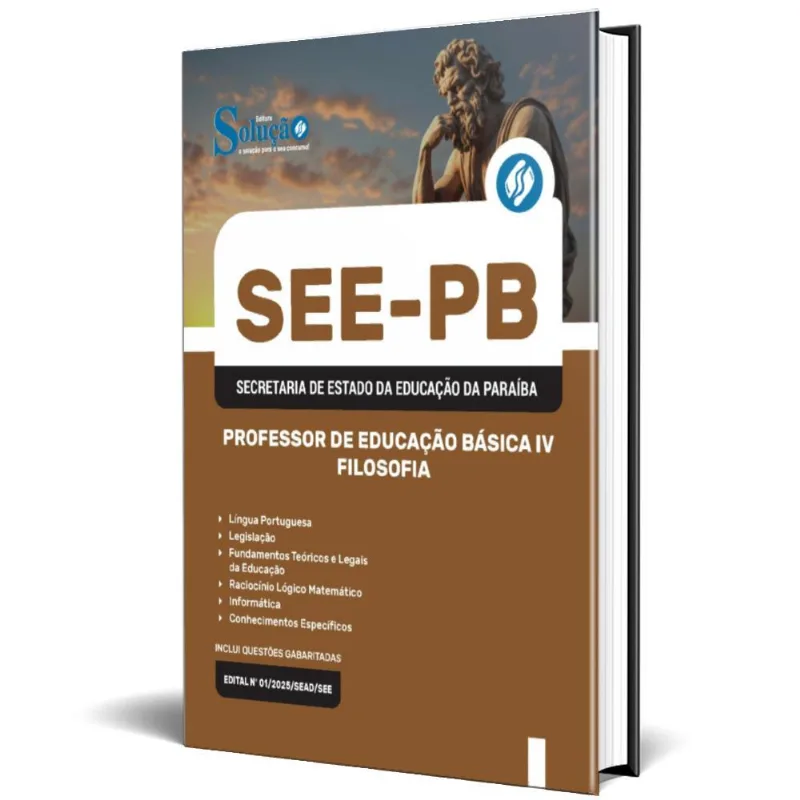Apostila See Pb 2025 Professor Educação Básica Iv Filosofia