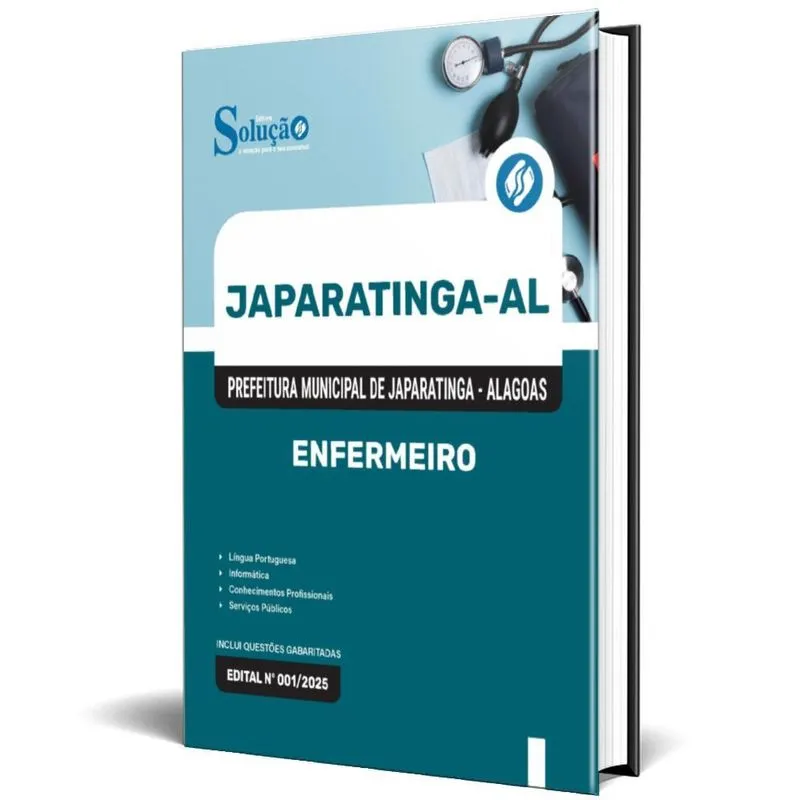 Apostila Prefeitura De Japaratinga Al 2025 - Enfermeiro