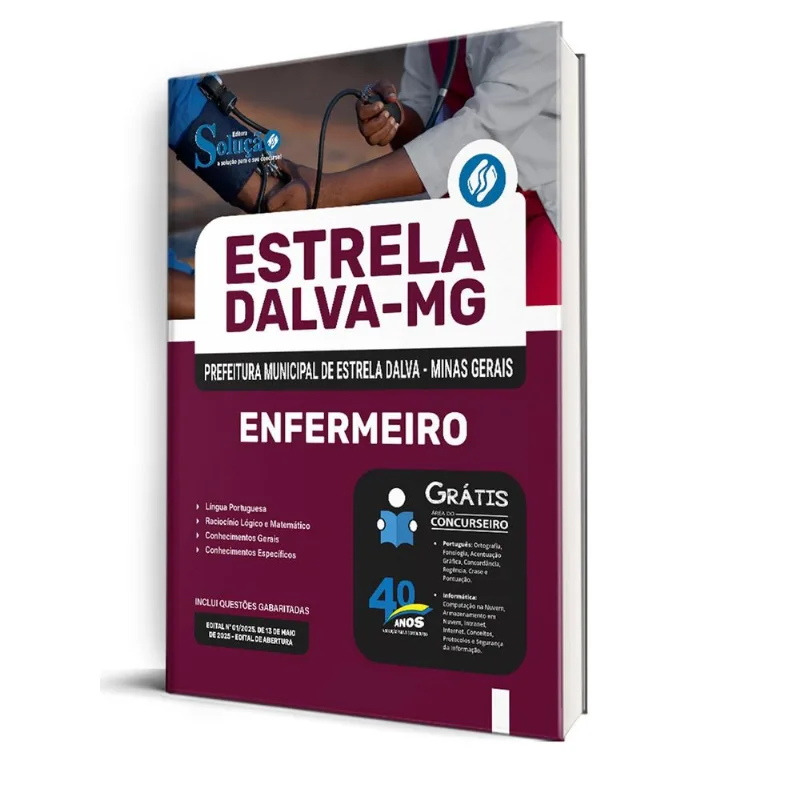 Apostila Prefeitura De Estrela Dalva Mg 2025 - Enfermeiro