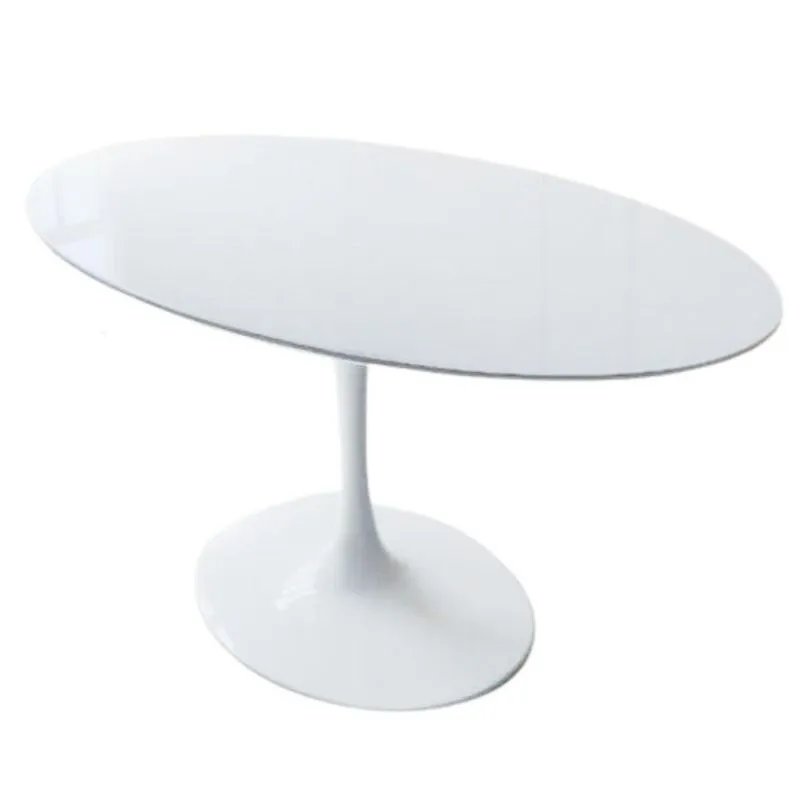 Mesa De Jantar Redonda 60 Cm + Vidro Temperado Branco