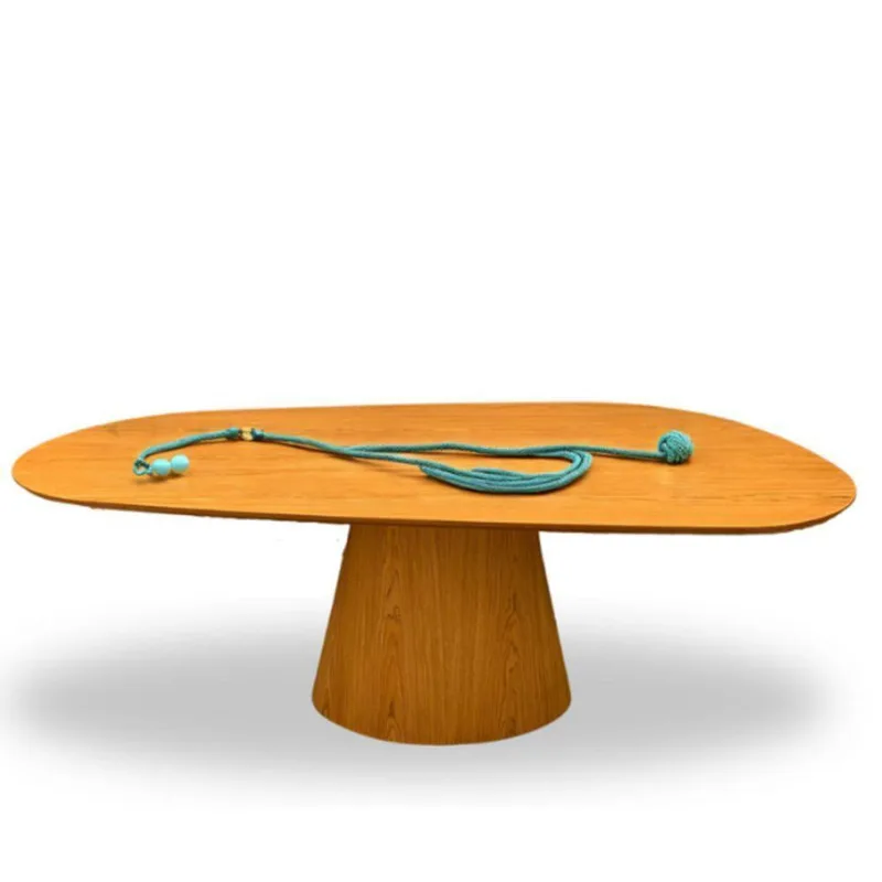 Mesa Oval Organica Em Freijo 2,