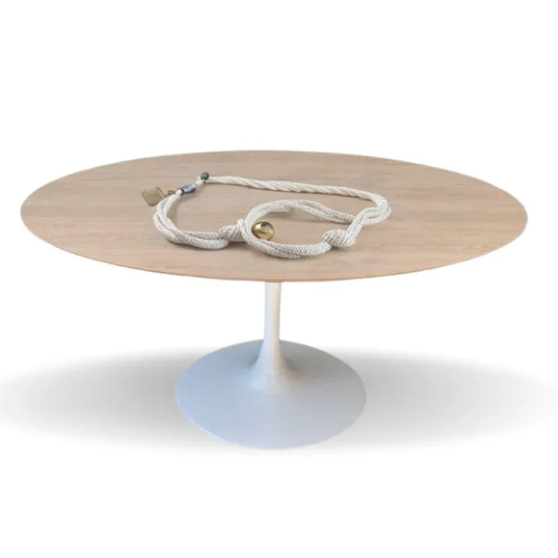 Mesa De Jantar Tulipa Saarinen Redonda 100cm Tampo Cor Jade
