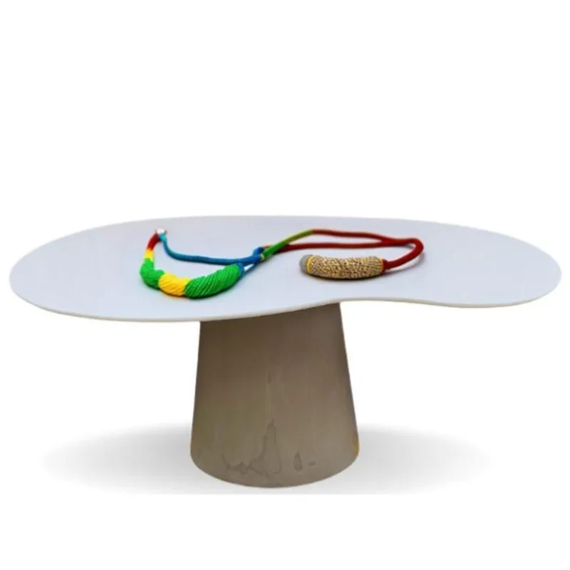 Mesa De Jantar Cone Orgânica Bean 120x80cm