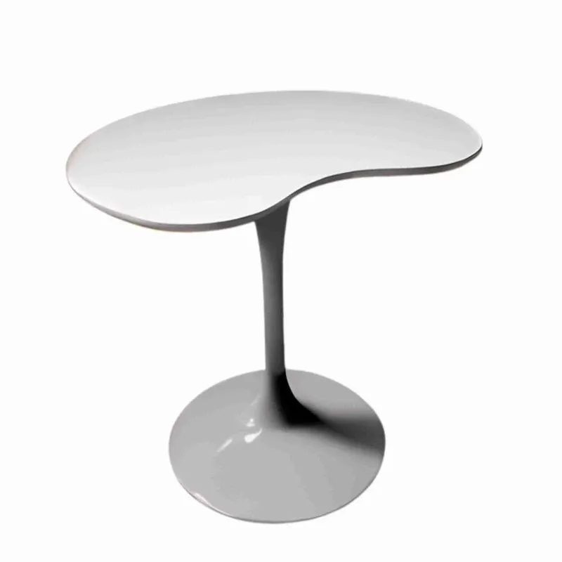 Mesa De Jantar Tulipa Saarinen Organica Malu 90cm Laca Cinza