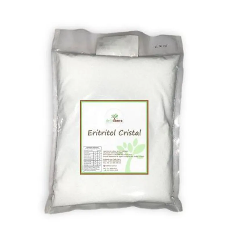 Eritritol Cristal Puro Adoçante Natural 1kg Della Terra