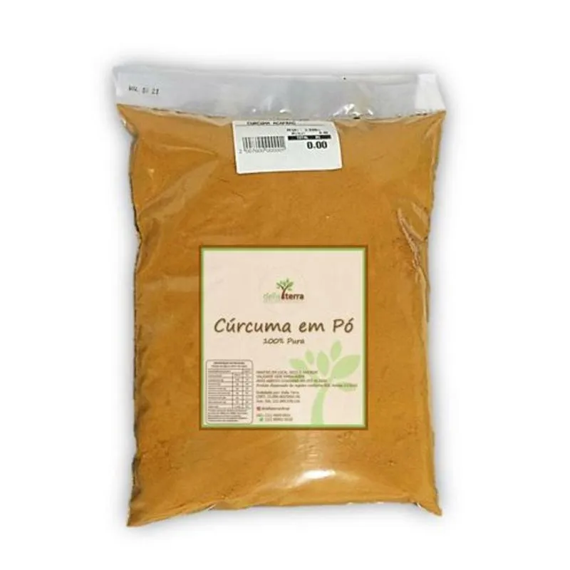 Cúrcuma Açafrão Premium 100% Pura Em Pó 1kg Della Terra
