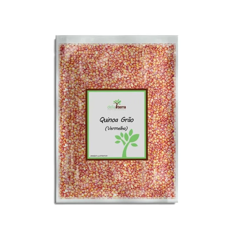 Quinoa Quinua Peruana Em Grãos Vermelha 1kg Della Terra
