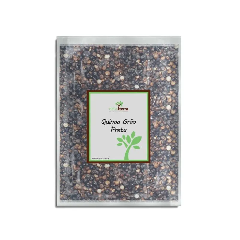Quinoa Preta 1kg Della Terra - Alta Proteína E Ferro
