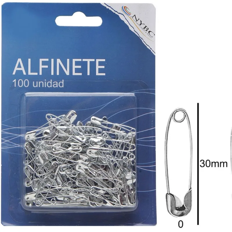 Alfinete Seguranca N.0 Prata C/100unid.