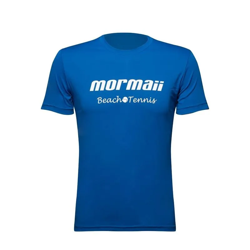 Camiseta manga curta masculina beach tennis Mormaii Azul-petroleo G