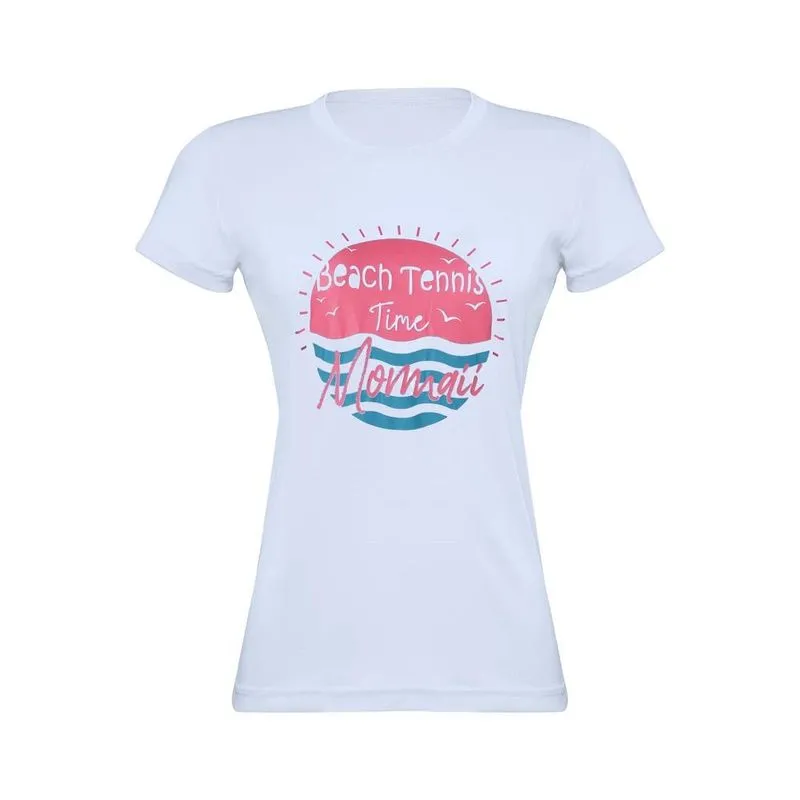 Camiseta Mormaii manga curta feminina beach tennis time Branco M