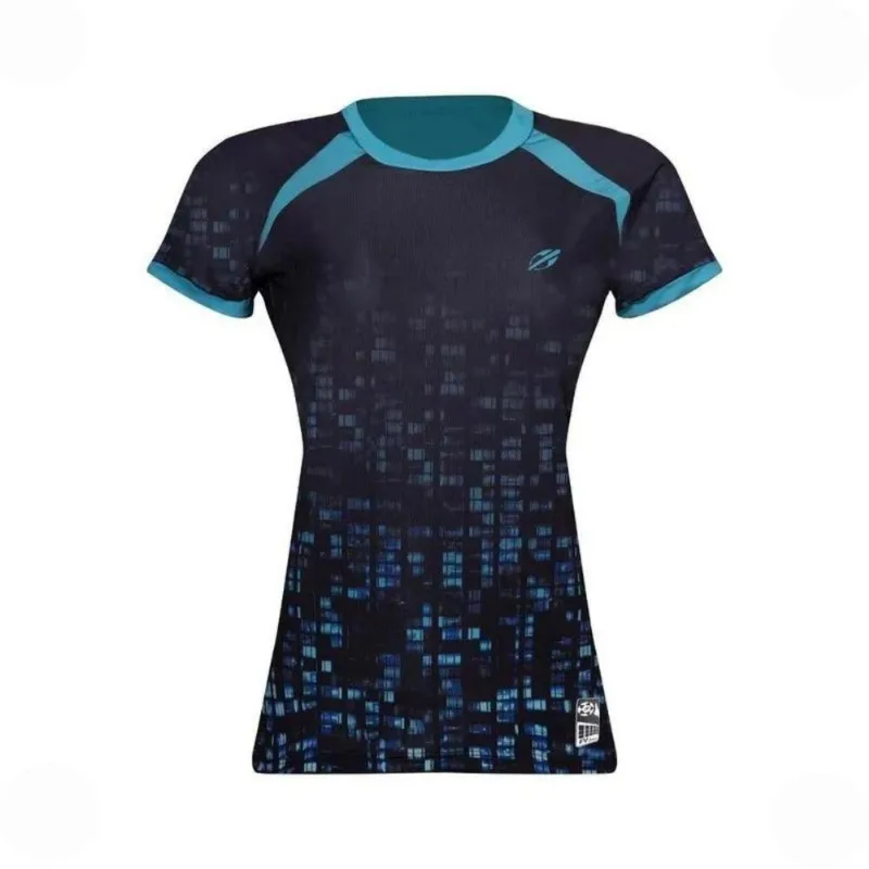 Camiseta Feminina Mormaii Futevôlei Series Sublimada Proteção Solar GG / Azul - Mormaii
