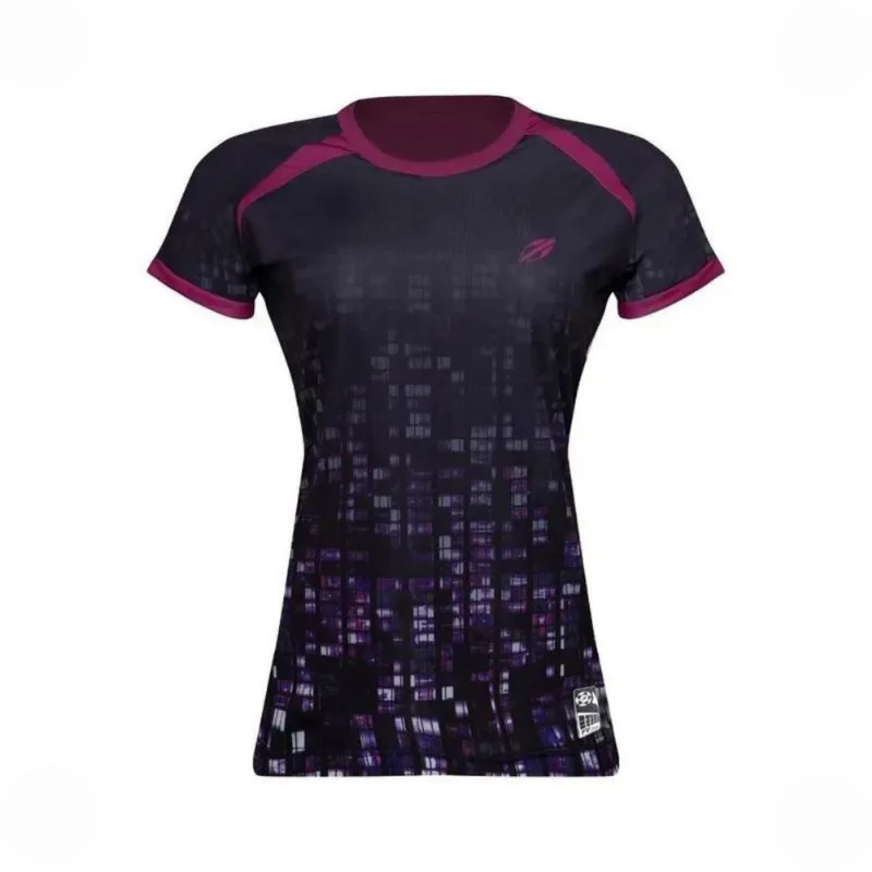 Camiseta Feminina Mormaii Futevôlei Series Sublimada Proteção Solar G / Roxo - Mormaii