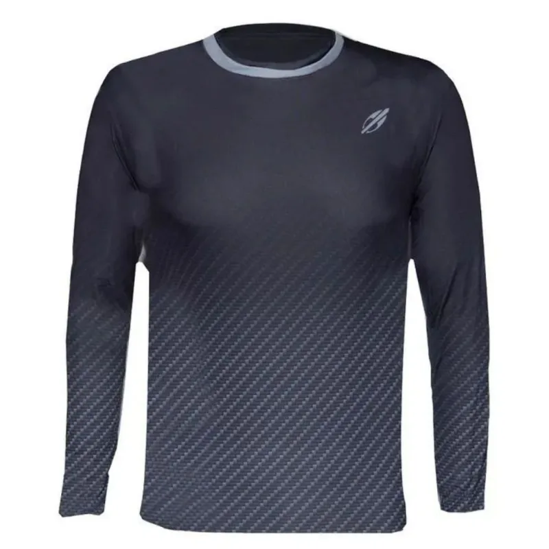 Camiseta Masculina Manga Longa Futevolei Mormaii Protecao UV M / Preto - Mormaii
