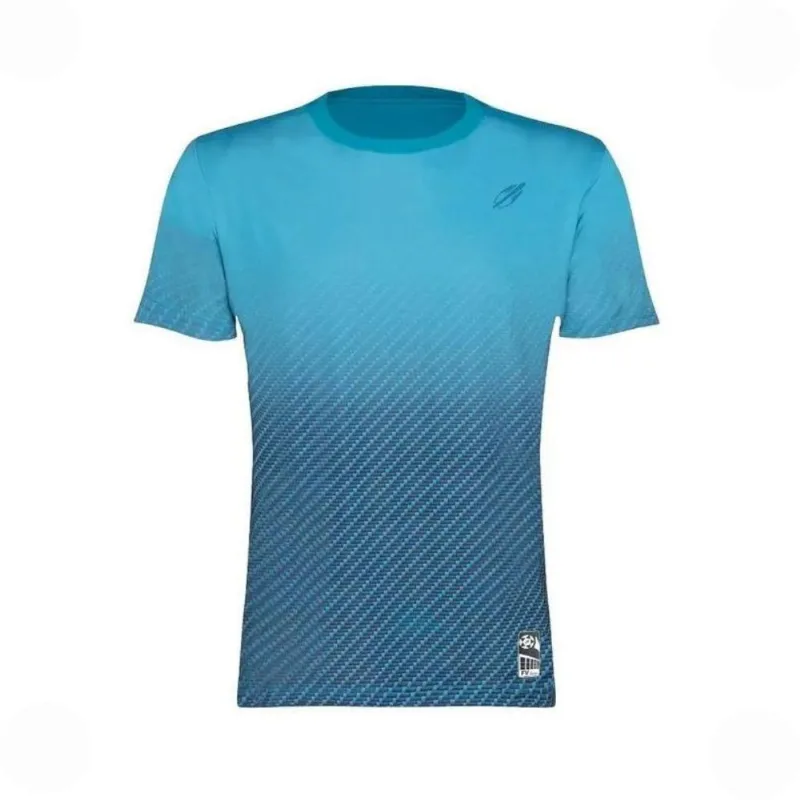 Camiseta Mormaii Futevolei FV Series Sublimada Masculina Proteção Solar UV50 G / Azul Claro