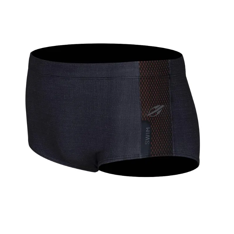 Sunga masculina natação Mormaii estampada lateral swim Preto-vermelho P - Mormaii