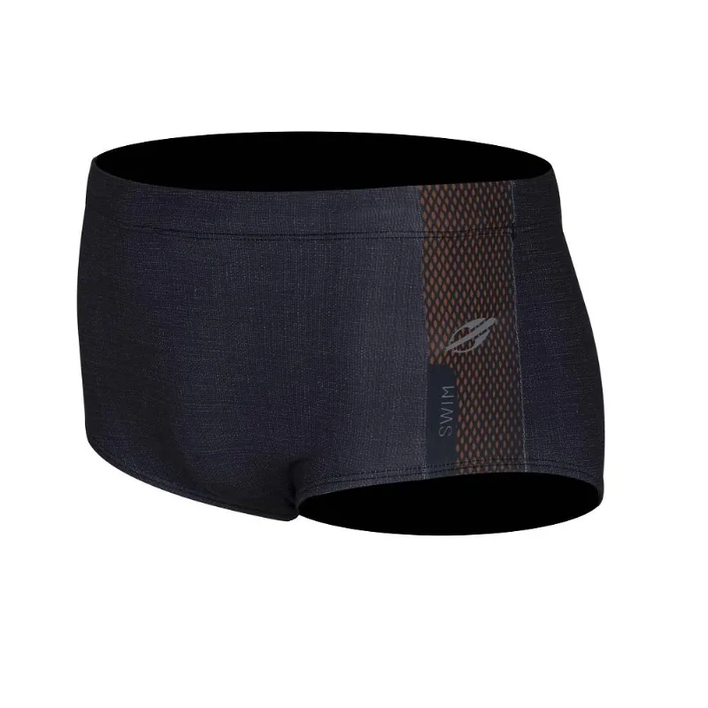 Sunga masculina natação Mormaii estampada lateral swim Preto-laranja G - Mormaii