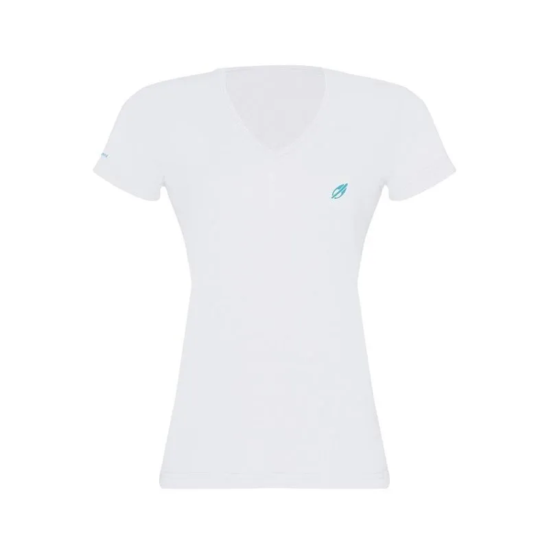 Camiseta manga curta feminina beach tennis Mormaii Branco P