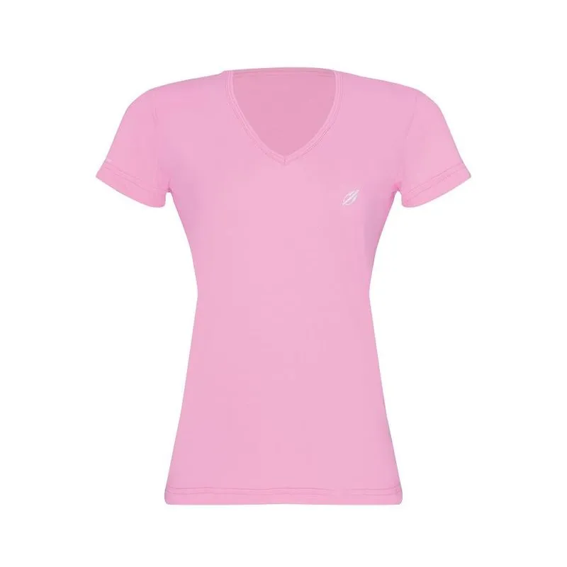 Camiseta manga curta feminina beach tennis Mormaii Rosa P
