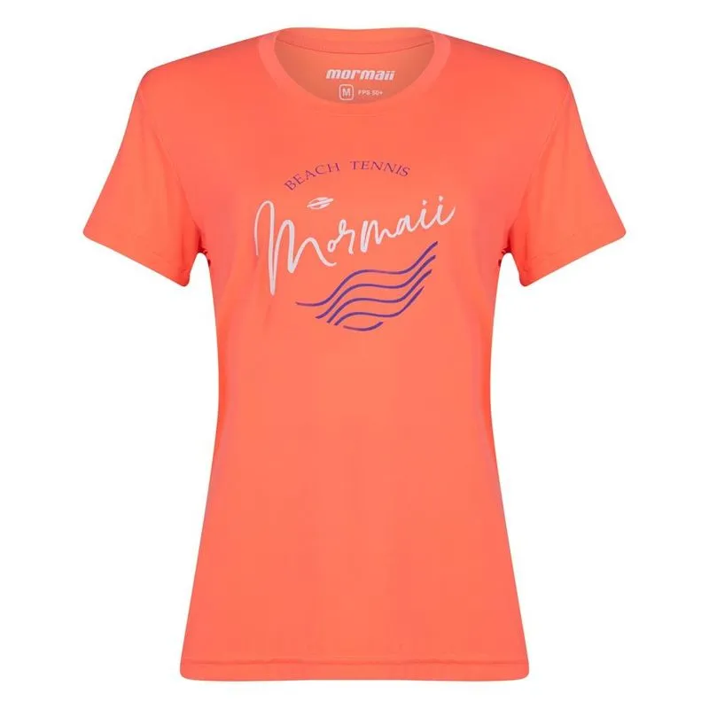 Camiseta manga curta feminina Mormaii ondas Laranja PP