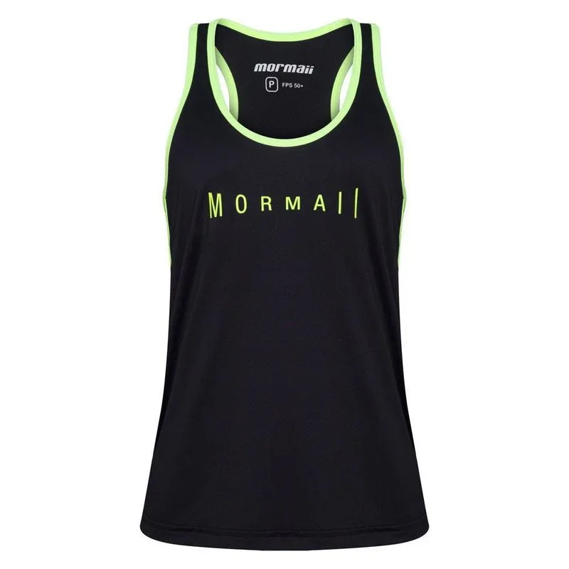 Regata feminina nadador faixa lateral beach sports Mormaii Preto G
