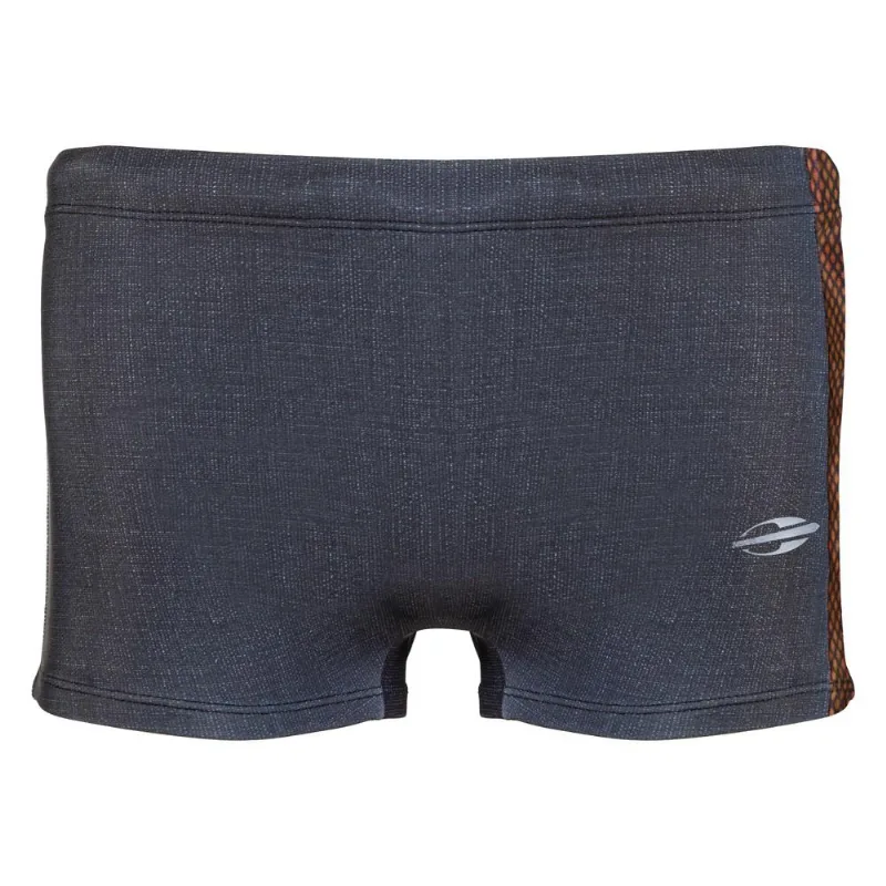 Sunga 24 cm detalhe faixa Mormaii Cinza-laranja P