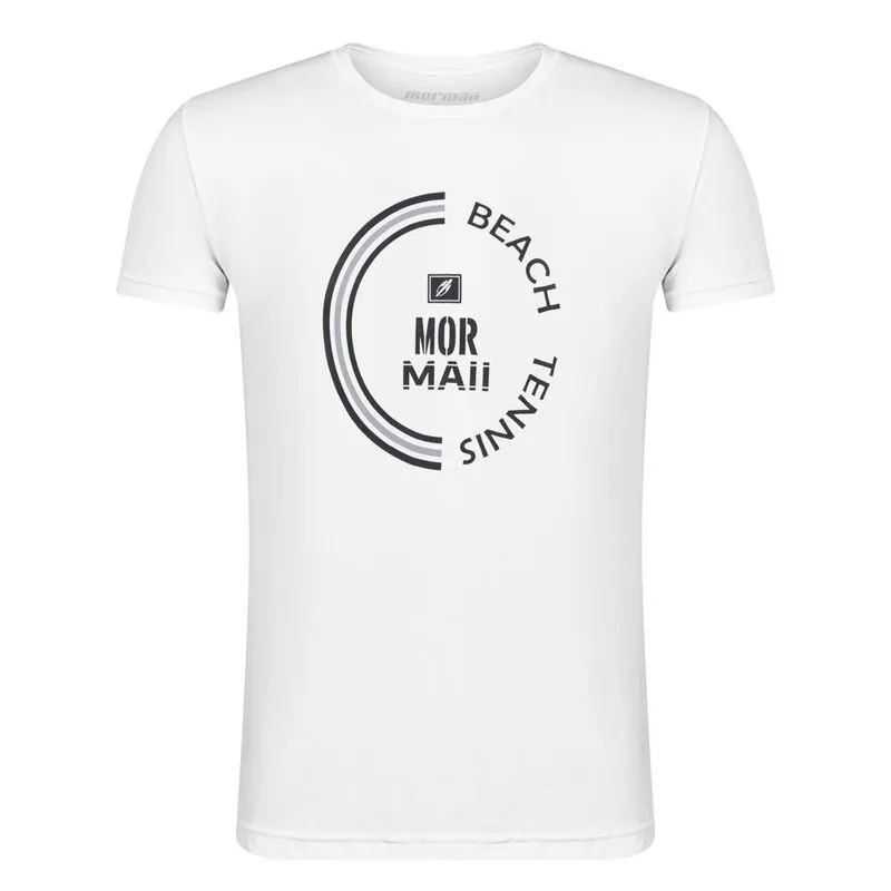 Camiseta masculina manga curta beach tennis Mormaii Branco PP