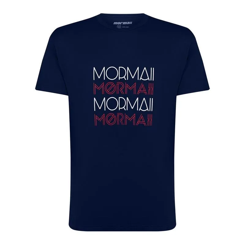 Camiseta masculina manga curta beach sports Mormaii 2740 Azul-marinho PP