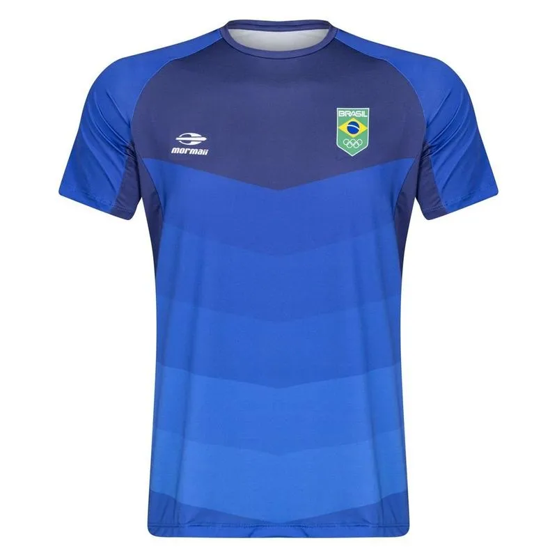 Camiseta masculina manga curta degradê time brasil Mormaii 043s G