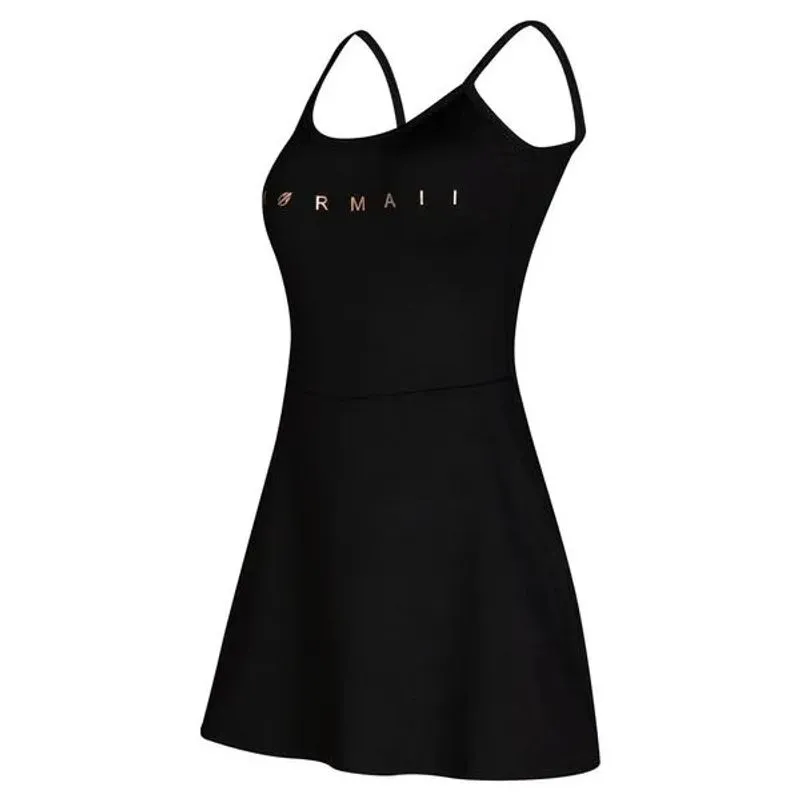Vestido Mormaii Macaquinho Samantha Barijan Beach Tennis 2025 Preto