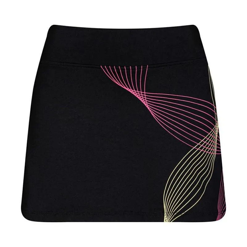 Saia com shorts feminina ondas beach sports Mormaii 2772 Preto PP