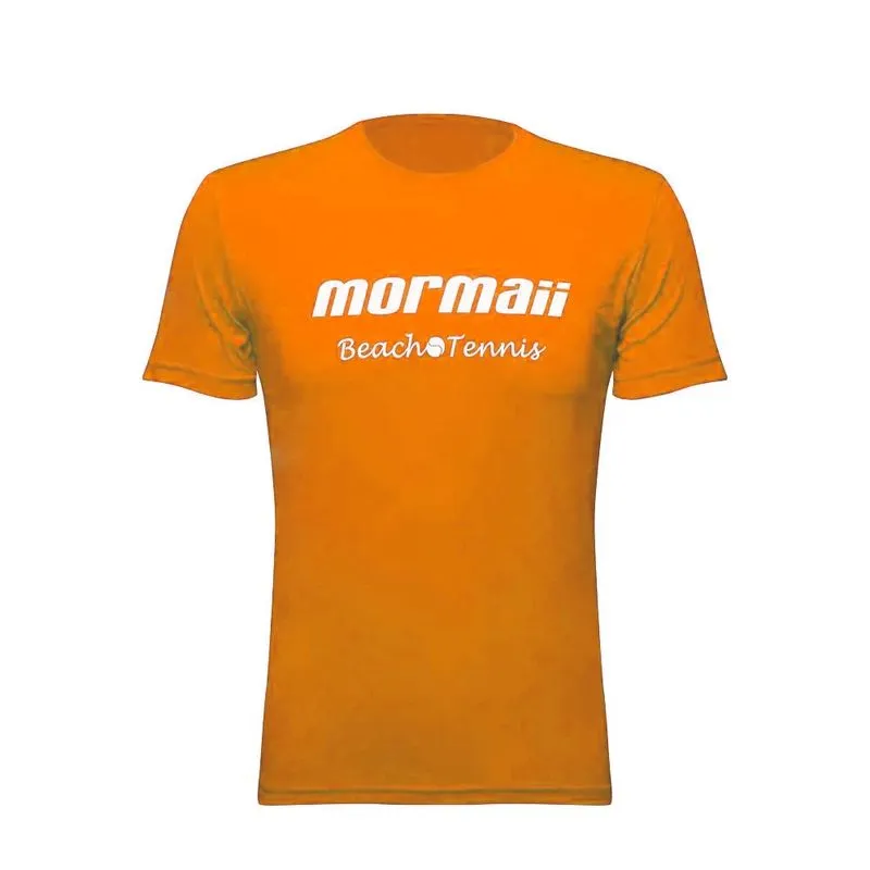 Camiseta manga curta masculina beach tennis Mormaii Laranja P