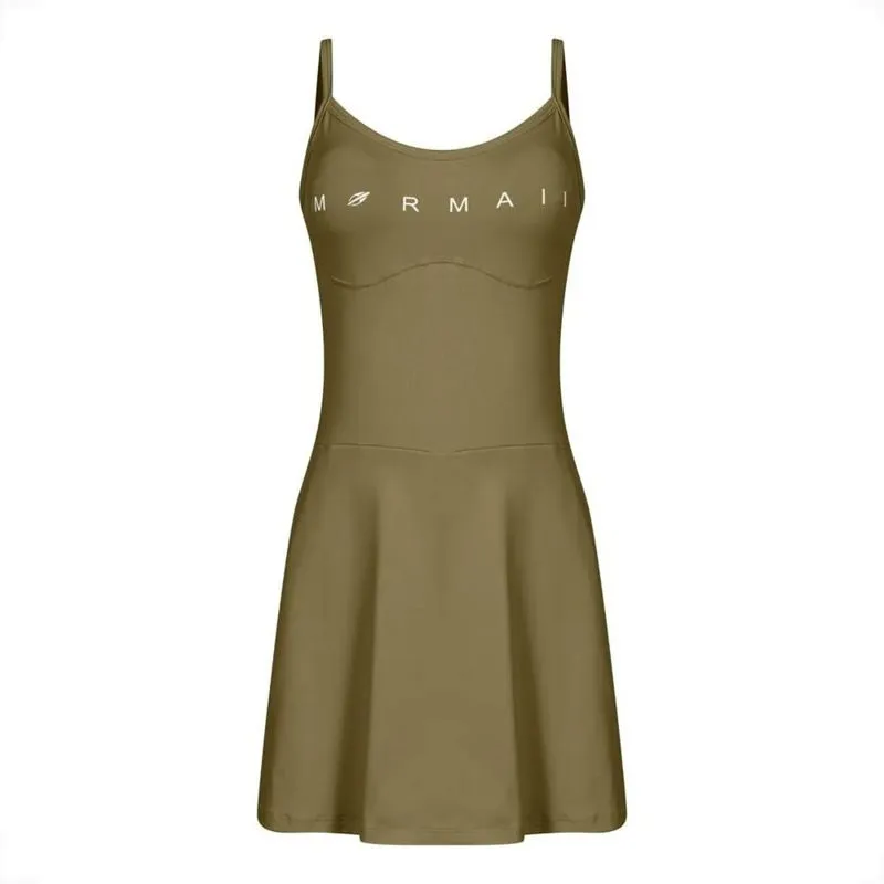 Vestido Macaquinho Vitória Marchezini Beach Tennis Mormaii P / Verde