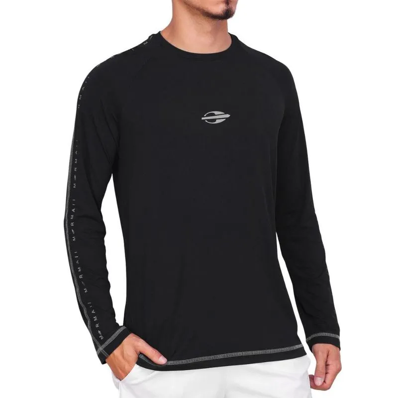 Camiseta Mormaii Manga Longa Beach 2792 Preta GGG